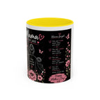 Mother’s Day Memorial Coffee Mug – 'Mama You Are' Sympathy Floral Accent Mug (11/15oz)