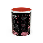 Mother’s Day Memorial Coffee Mug – 'Mama You Are' Sympathy Floral Accent Mug (11/15oz)