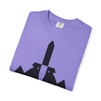 Move Mountains T‑Shirt — Minimal Sword & Mountain Graphic Inspirational Tee