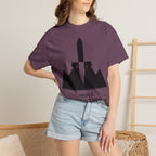 Move Mountains T‑Shirt — Minimal Sword & Mountain Graphic Inspirational Tee
