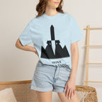 Move Mountains T‑Shirt — Minimal Sword & Mountain Graphic Inspirational Tee