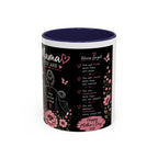 Mother’s Day Memorial Coffee Mug – 'Mama You Are' Sympathy Floral Accent Mug (11/15oz)