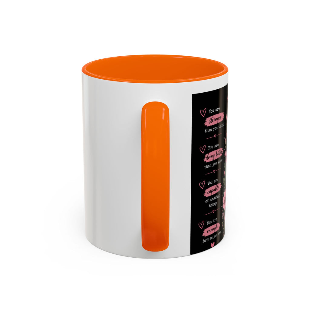 Mother’s Day Memorial Coffee Mug – 'Mama You Are' Sympathy Floral Accent Mug (11/15oz)