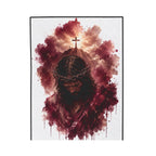 Religious Jesus Crown of Thorns Velveteen Plush Blanket