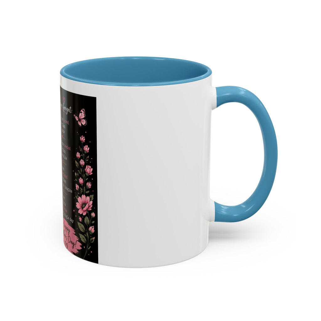 Mother’s Day Memorial Coffee Mug – 'Mama You Are' Sympathy Floral Accent Mug (11/15oz)