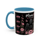 Mother’s Day Memorial Coffee Mug – 'Mama You Are' Sympathy Floral Accent Mug (11/15oz)