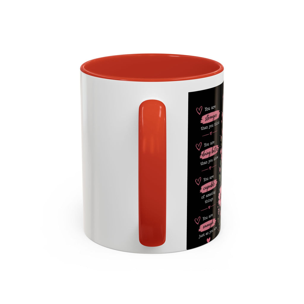 Mother’s Day Memorial Coffee Mug – 'Mama You Are' Sympathy Floral Accent Mug (11/15oz)