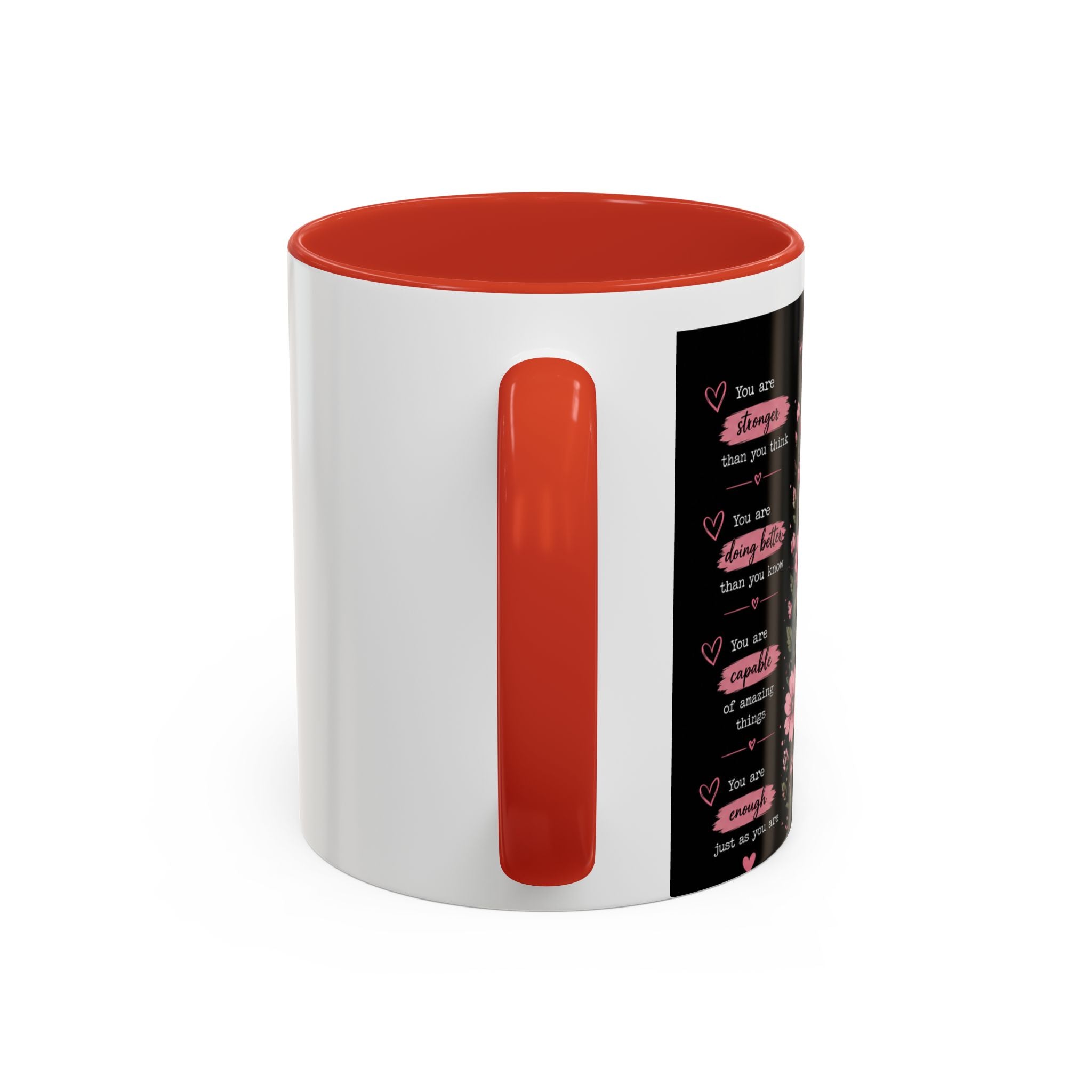 Mother’s Day Memorial Coffee Mug – 'Mama You Are' Sympathy Floral Accent Mug (11/15oz)
