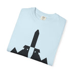 Move Mountains T‑Shirt — Minimal Sword & Mountain Graphic Inspirational Tee
