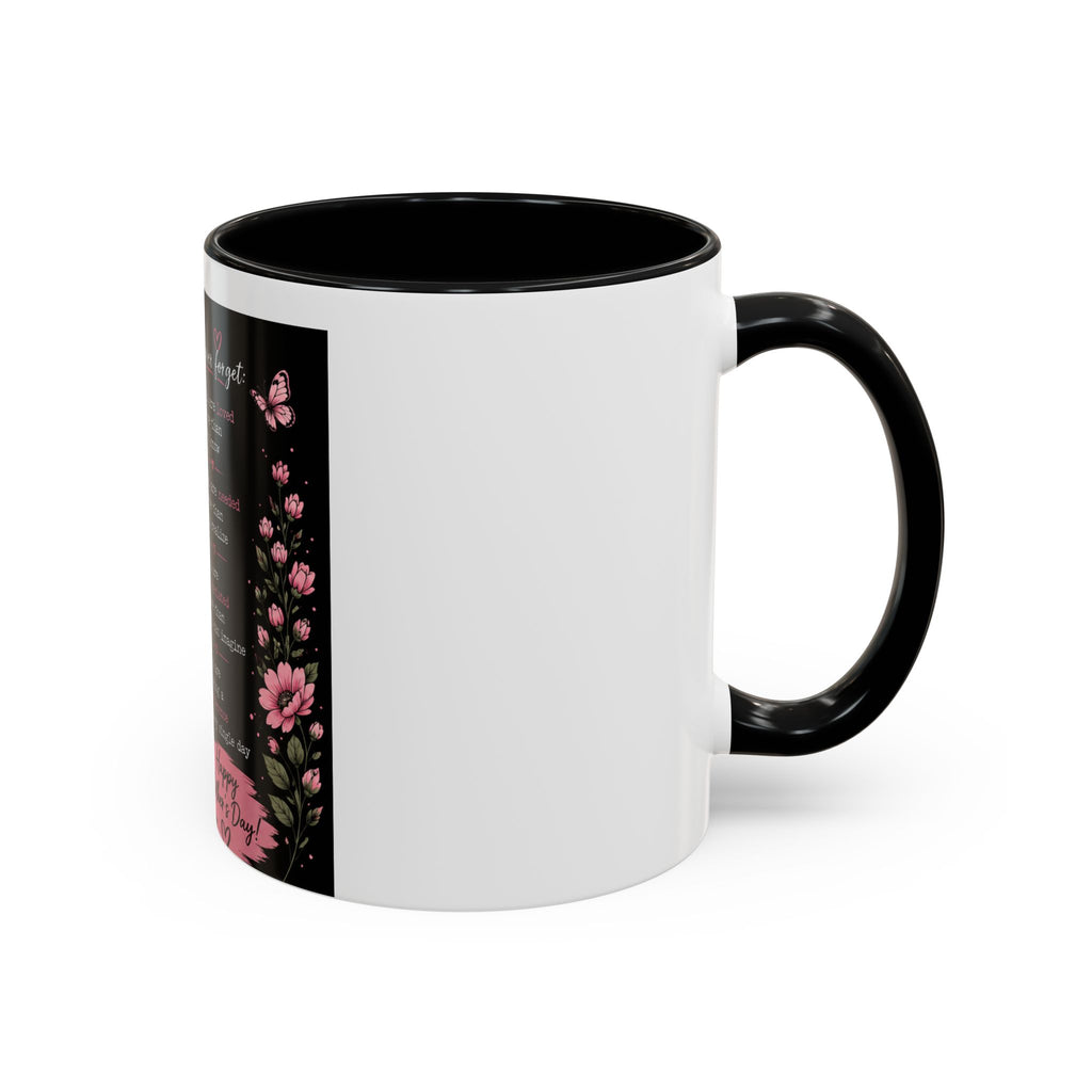 Mother’s Day Memorial Coffee Mug – 'Mama You Are' Sympathy Floral Accent Mug (11/15oz)