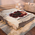 Religious Jesus Crown of Thorns Velveteen Plush Blanket