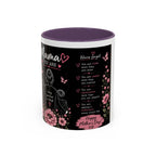 Mother’s Day Memorial Coffee Mug – 'Mama You Are' Sympathy Floral Accent Mug (11/15oz)