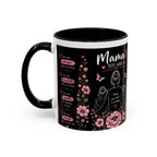 Mother’s Day Memorial Coffee Mug – 'Mama You Are' Sympathy Floral Accent Mug (11/15oz)