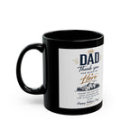 Personalized Photo Dad Mug — "Dad, Thank You For Being My Hero" Gift (11oz & 15oz)