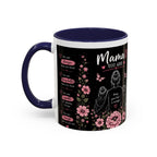 Mother’s Day Memorial Coffee Mug – 'Mama You Are' Sympathy Floral Accent Mug (11/15oz)