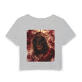 Christian Jesus Portrait Baby Tee – Crown of Thorns Inspirational Crop Top