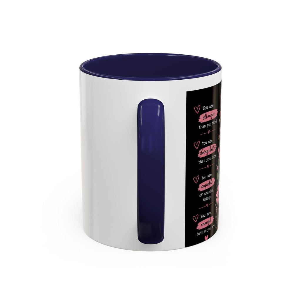 Mother’s Day Memorial Coffee Mug – 'Mama You Are' Sympathy Floral Accent Mug (11/15oz)