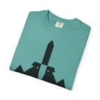 Move Mountains T‑Shirt — Minimal Sword & Mountain Graphic Inspirational Tee