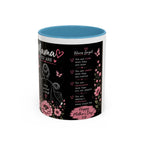 Mother’s Day Memorial Coffee Mug – 'Mama You Are' Sympathy Floral Accent Mug (11/15oz)