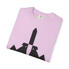 Move Mountains T‑Shirt — Minimal Sword & Mountain Graphic Inspirational Tee