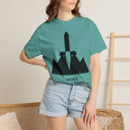 Move Mountains T‑Shirt — Minimal Sword & Mountain Graphic Inspirational Tee