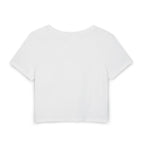 Christian Jesus Portrait Baby Tee – Crown of Thorns Inspirational Crop Top